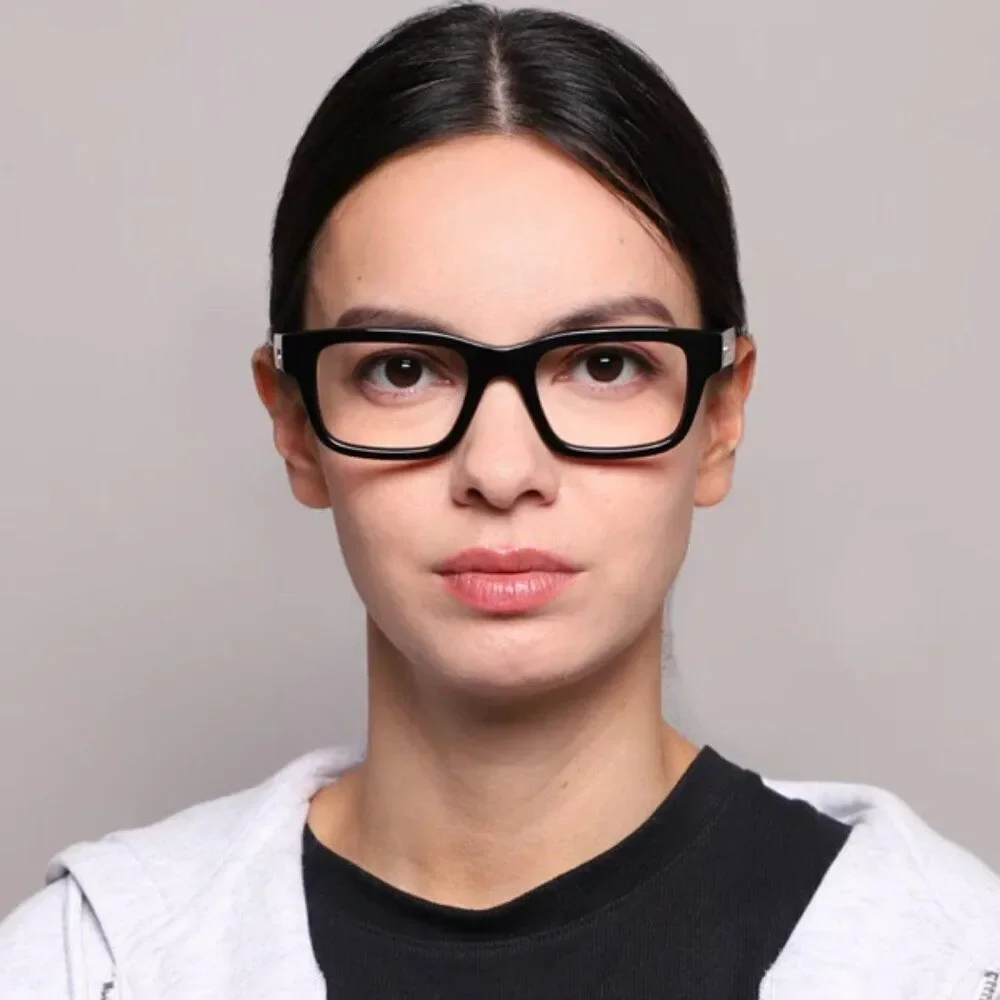 Gucci Women Eyeglasses Black Green Square GG1865O 001 NEW AUTHENTIC